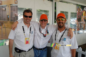 A part of the Vision Plus team in the Relais Etape in Saint-Léger-sous-Beuvray (496x)