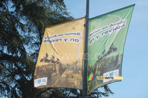 Flags at the start: Semur-en-Auxois on y revient (707x)
