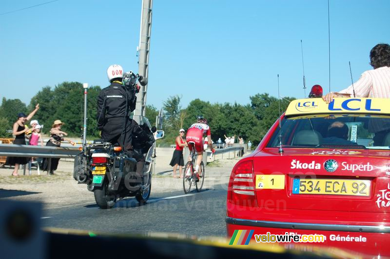 Bradley Wiggins dans son échappée (2)