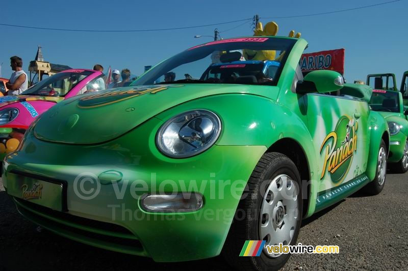 The Panach' advertising caravan's New Beetle