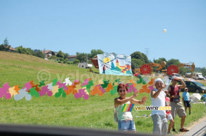 Colourful decoration in Copponex (452x)