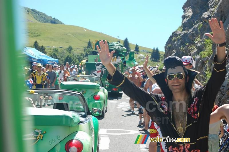 Elvis was at the Tour de France as well!!