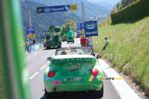 La caravane publicitaire Panach' à 5 km de l'arrivée (493x)