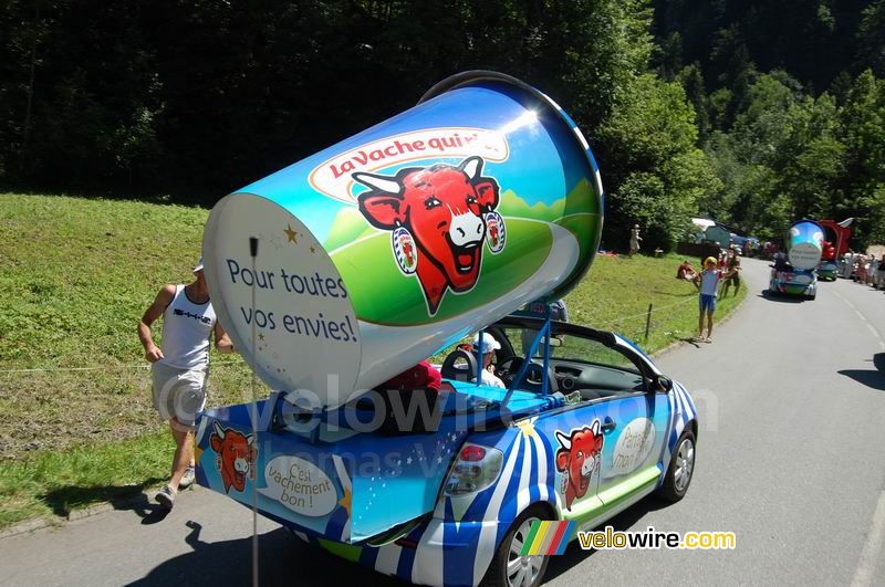 The La Vache Qui Rit advertising caravan (1)