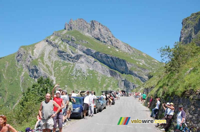 La montée du Cormet de Roselend