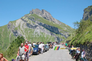 La montée du Cormet de Roselend (406x)