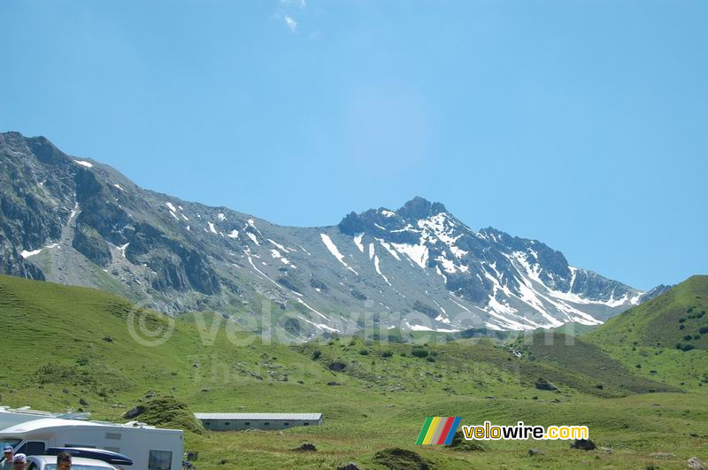 Vue depuis le parcours sur le Cormet de Roselend