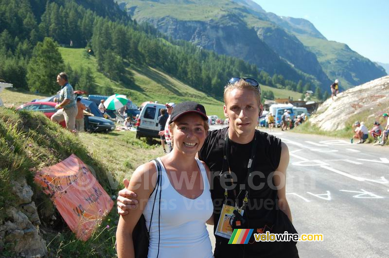 Meggie & Thomas pas loin de Tignes