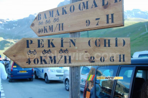 Depuis Tignes : Pékin (Chine) à 206 heures et Bamako (Mali) à 97 heures (404x)