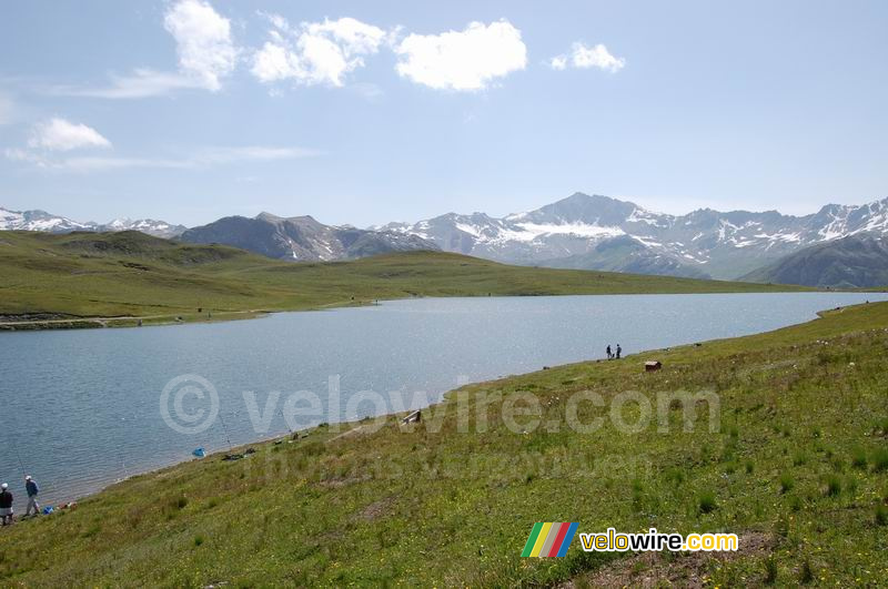 Vue depuis le Lac de l'Ouillette à Val d'Isère (2)