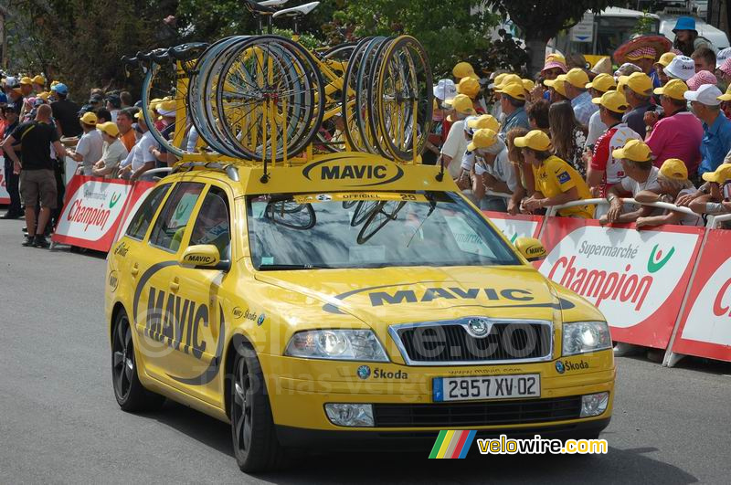 La voiture Mavic - voiture de matériel neutre