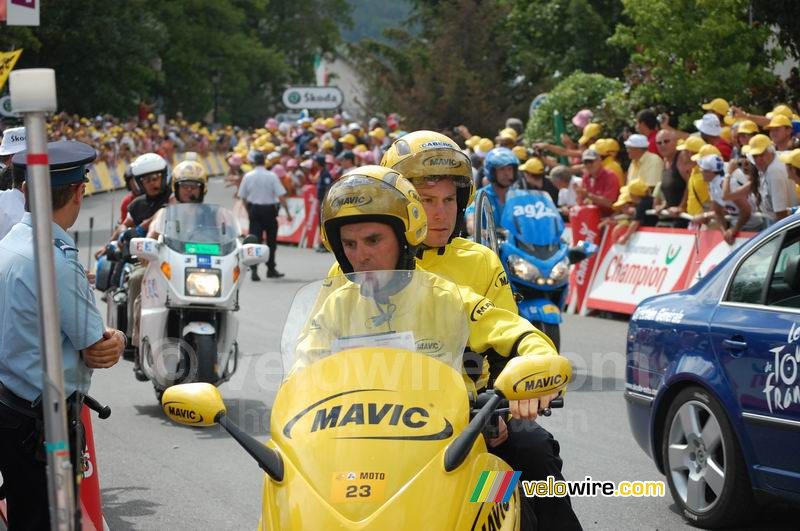 La moto Mavic - moto de matériel neutre