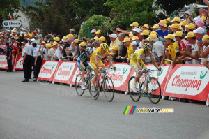 Iban Mayo (Saunier Duval), Michael Rasmussen (Rabobank) & Levi Leipheimer (Discovery Channel) (843x)