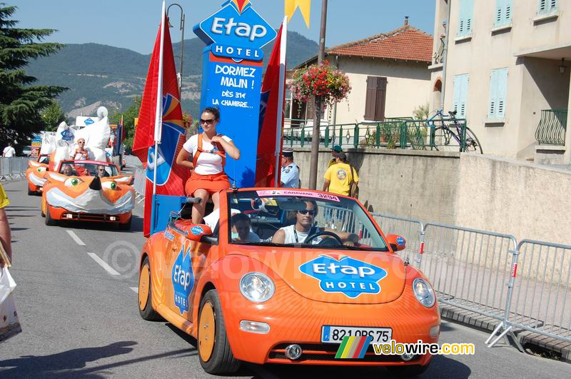 La caravane publicitaire Etap Hotel (1)