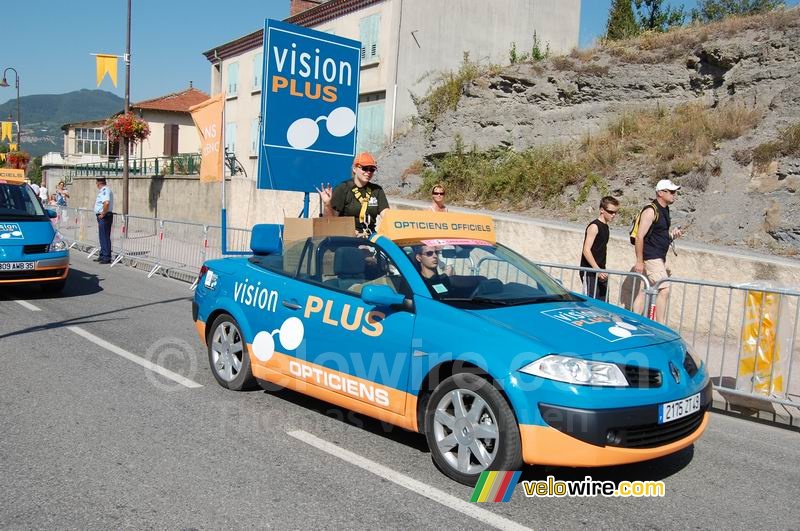 The Vision Plus advertising caravan (2)
