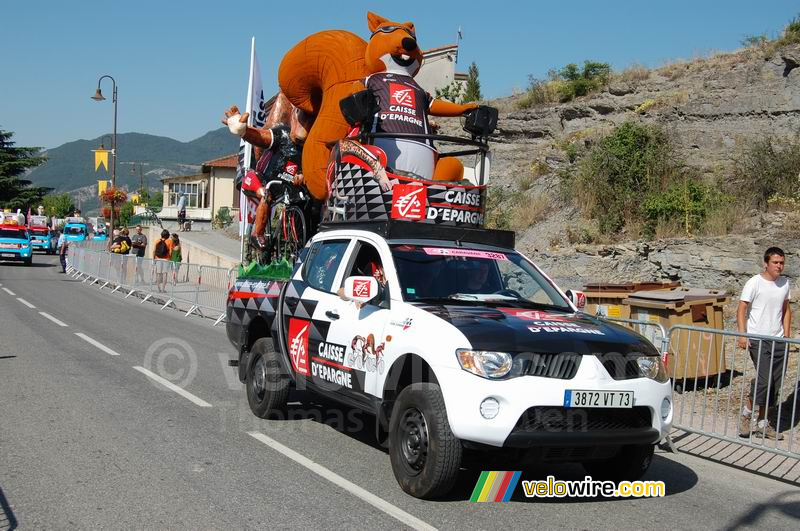 La caravane publicitaire Caisse d'Epargne (2)