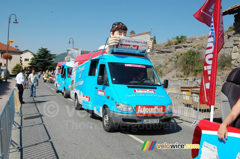 La caravane publicitaire Aujourd'hui en France (3)