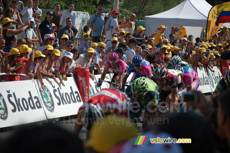 Robert Hunter (Barloworld) wint de etappe in Montpellier