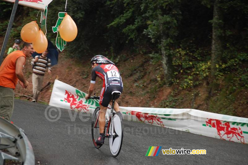 David Arroyo (Caisse d'Epargne) during his Albi > Albi time trial (4)