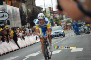Stéphane Goubert (AG2R) à l'arrivée de son contre-la-montre Albi > Albi (479x)