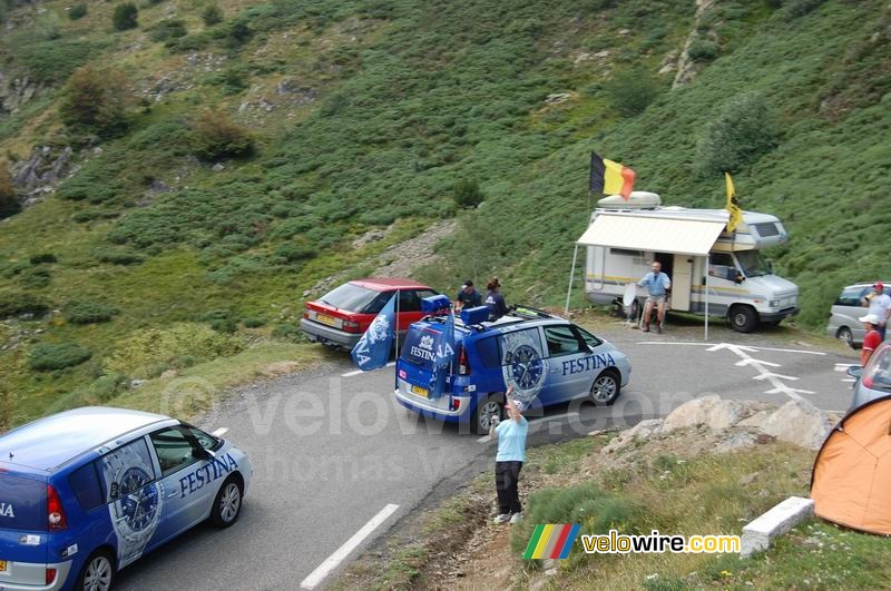 The Festina advertising caravan in the mountains (3)