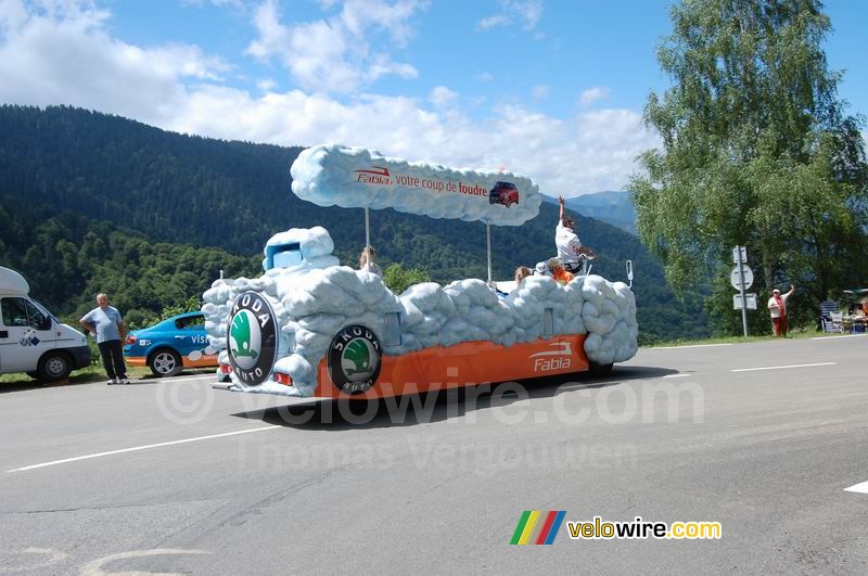 The koda advertising caravan's truck (4)