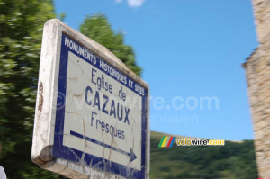 Sur l'autre photo on voit donc une église à Cazeaux-de-Larboust ... (348x)