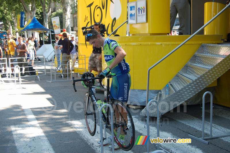 Frederik Willems (Liquigas) à Cahors