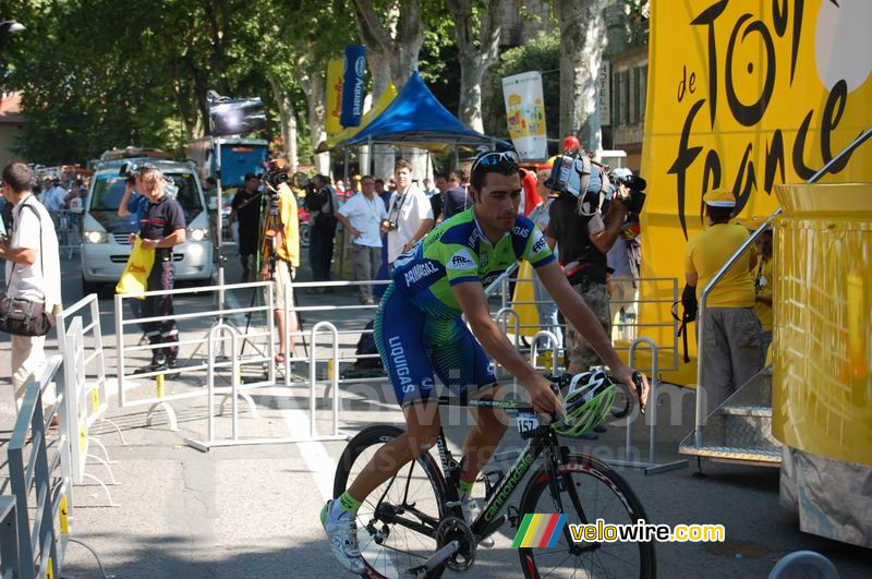 Manuel Quinziato (Liquigas) in Cahors