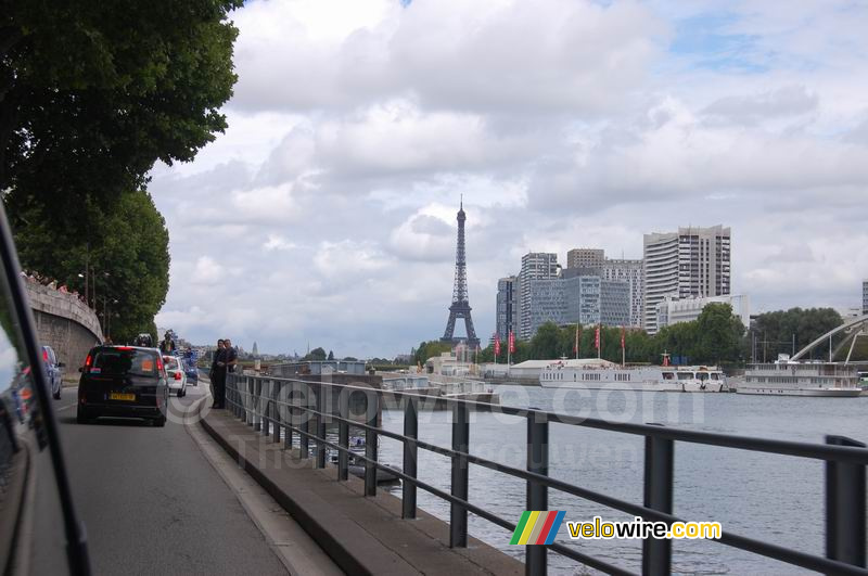 Back in Paris: the Eiffel tower