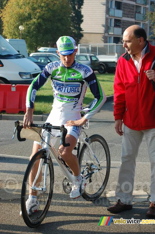 Romain Feillu (Agritubel) qui gagnait encore jeudi dernier Paris-Bourges