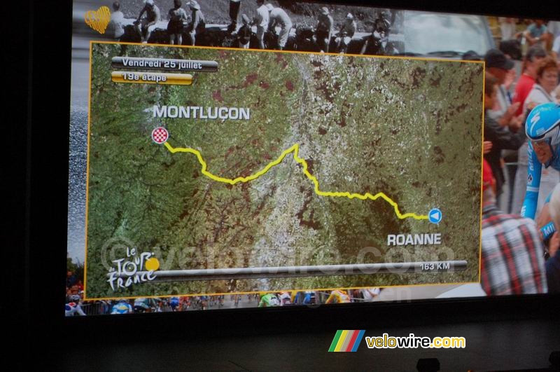 Roanne > Montluon - negentiende etappe, vrijdag 25 juli