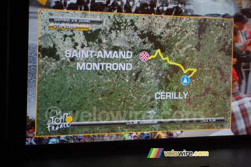 Tijdrit Cérilly > Saint-Amand-Montrond - 20ste etappe, zaterdag 26 juli