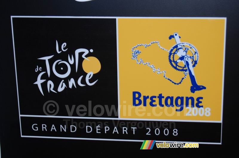 Logo van het Grand Dpart in Bretagne