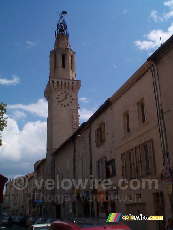 The clock tower of Avignon