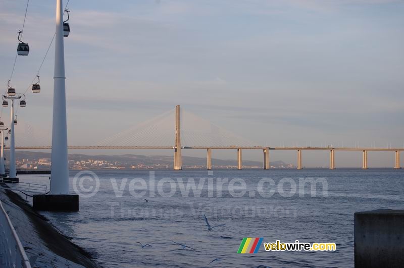 The Ponte Vasco da Gama, the longest bridge in Europe
