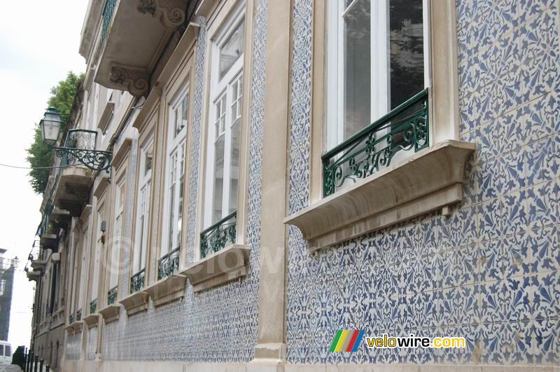 Mosaic pattern on a house