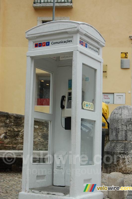 Une cabine téléphonique de Portugal Telecom
