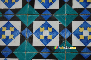 Mosaic pattern with blue/green colours (2) (239x)