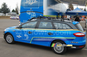 The new design of AG2R-La Mondiale's cars (849x)