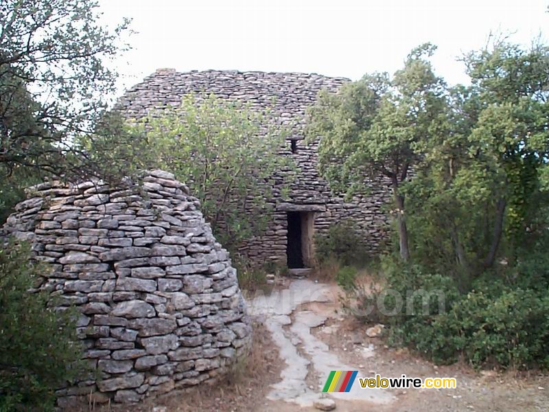 One of the 'Les Bories' homes all built of piled stones