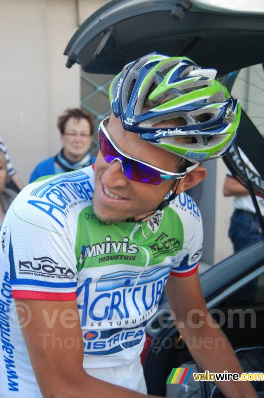 Christophe Moreau (Agritubel) before the start of the first stage