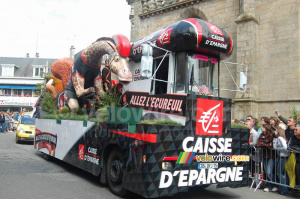 Caisse d'Epargne advertising caravan (581x)