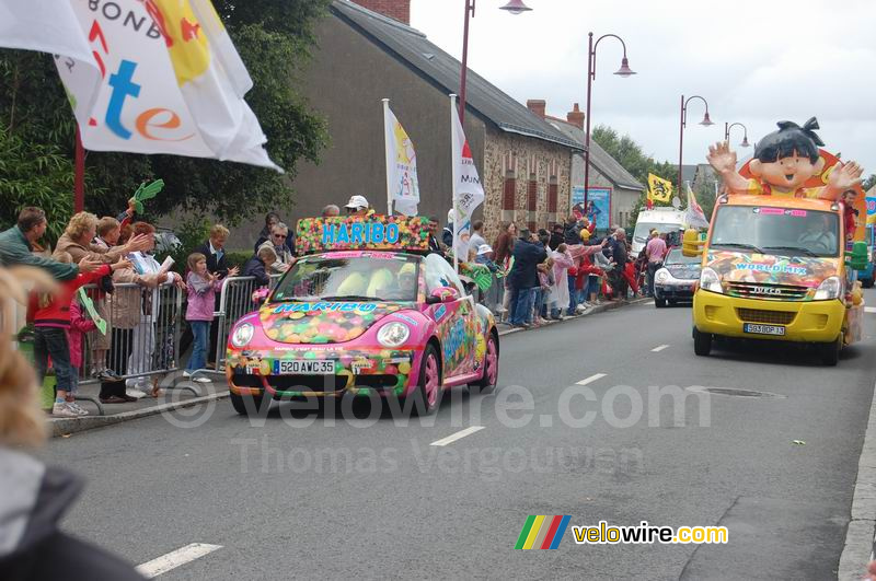 Haribo bij het Relais Etape / Fay-de-Bretagne