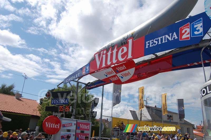 L'arrivée à Cholet