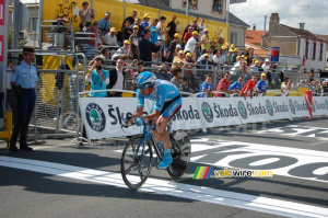 Erik Zabel (Milram) à l'arrivée à Cholet (240x)