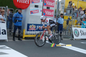Frank Schleck (CSC Saxo Bank) à l'arrivée à Cholet (248x)