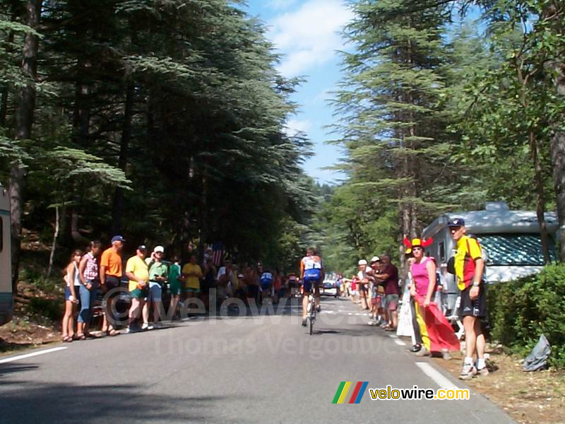 TDF 21/07/2002: Addie Engels en de weg omhoog