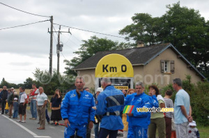 Le départ réel de l'étape Cholet > Châteauroux (407x)