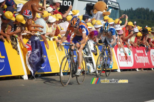 Laurens ten Dam (Rabobank) & David Millar (Garmin Chipotle) @ Super-Besse (364x)